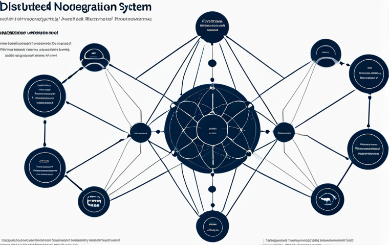 설계 패턴을 이용한 대규모 시스템 개발 - Distributed System Visualization**
"Abstract representation of a distributed system, highlighting i...