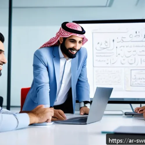 Home 32 소프트웨어 설계 패턴의 적용 범위와 한계 - A professional Middle Eastern software development team collaborating in a modern office, featuring ...